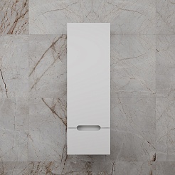 Style Line Шкаф пенал Матис 36 Plus подвесной белый матовый – фотография-2